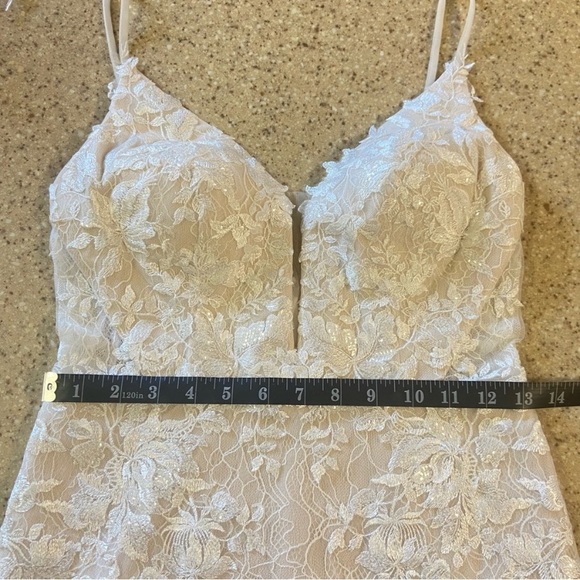 Lulus Luxe Glimmer of Love White Embroidered Lace Mermaid Maxi Dress - Picture 13 of 16